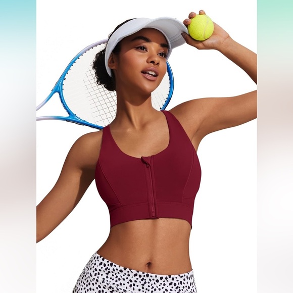 CoolRun Wirefree High Support Exercise and Offers Back Support Sports Bra | NEW - Picture 4 of 10